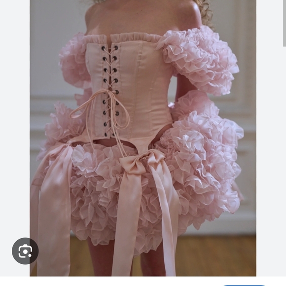 Selkie Tops - Selkie The Pointe Paris Baby Pink Corset 1X